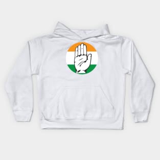 Congress Party of India Hand Symbol Kids Hoodie